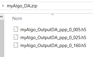 zip DA